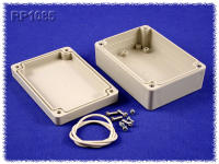 RP1085 (RP Series Enclosures - Ritec) - Light Grey / Opaque Lid - 105mm x 75mm x 40mm - ABS Plastic - IP65