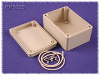 RP1095 (RP Series Enclosures - Ritec) - Light Grey / Opaque Lid - 105mm x 75mm x 55mm - ABS Plastic - IP65