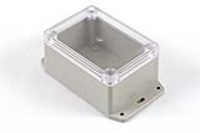 RP1095BFC (RP Series Enclosures - Ritec) - Light Grey / Clear Lid - 105mm x 75mm x 55mm - ABS Plastic - IP65