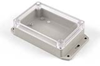 RP1125BFC (RP Series Enclosures - Ritec) - Light Grey / Clear Lid - 125mm x 85mm x 40mm - ABS Plastic - IP65