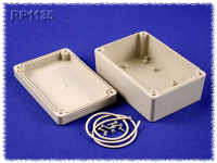 RP1135 (RP Series Enclosures - Ritec) - Light Grey / Opaque Lid - 125mm x 85mm x 55mm - ABS Plastic - IP65