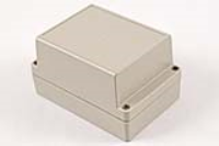 RP1145 (RP Series Enclosures - Ritec) - Light Grey / Opaque Lid - 125mm x 85mm x 70mm - ABS Plastic - IP65