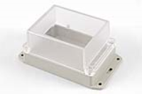 RP1145BFC (RP Series Enclosures - Ritec) - Light Grey / Clear Lid - 125mm x 85mm x 70mm - ABS Plastic - IP65