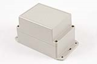 RP1155BF (RP Series Enclosures - Ritec) - Light Grey / Opaque Lid - 125mm x 85mm x 85mm - ABS Plastic - IP65