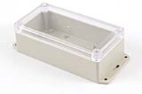 RP1175BFC (RP Series Enclosures - Ritec) - Light Grey / Clear Lid - 165mm x 85mm x 55mm - ABS Plastic - IP65