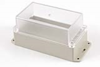 RP1185BFC (RP Series Enclosures - Ritec) - Light Grey / Clear Lid - 165mm x 85mm x 85mm - ABS Plastic - IP65
