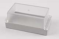 RP1190C (RP Series Enclosures - Ritec) - Off-White / Clear Lid - 165mm x 85mm x 70mm - Polycarbonate - IP65