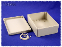 RP1285 (RP Series Enclosures - Ritec) - Light Grey / Opaque Lid - 186mm x 146mm x 75mm - ABS Plastic - IP65