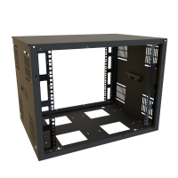 SDC249U17BK (SDC Series Slim Wall and Floor Rack Cabinet - Hammond Manufacturing) - 9U 24W 17.5D MULTI-USE CABINET