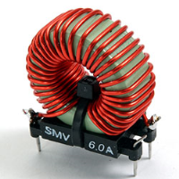 SMV60 (SMV Series PCB Mounted Differential Mode Chokes - Roxburgh EMC Components)