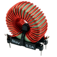 SMV80 (SMV Series PCB Mounted Differential Mode Chokes - Roxburgh EMC Components)