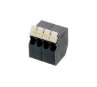 SR21302DBPC (2 Pole 45 degree spring PCB terminal block 3.5mm pitch 17.5A 130V - Hylec APL Electrical Components)