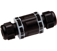 THB.390.D2A.1 (TeeTube with innovative cable glands, 2 Pole Screw - end barrier contact 7mm to 10.5mm, 4 mm max conducter size IP68 32A 450V 2 cable entries - Hylec APL Electrical Components)