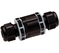 THB.390.D2A.2 (TeeTube with innovative cable glands, 2 Pole Screw - end barrier contact 7mm to 10.5mm on one gland 10.5mm to 14mm on the other gland, 4 mm max conducter size IP68 32A 450V 2 cable entries - Hylec APL Electrical Components)