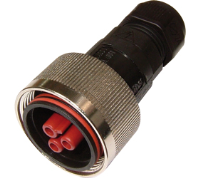 THB.408.B2B.AG (TeePlug with metal collar, 3 pole Screw silver plated terminal 7mm to 14mm cable diameter, 4 mm max conductor size IP68 17.5A 400V 1 cable entry - Hylec APL Electrical Components)