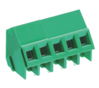 TL207-17PGS (17 Pole Screw Rising Clamp Wave - through hole 35 degree 5mm pitch 12A 250V - Hylec APL Electrical Components)