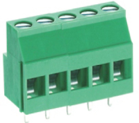 TL212V-24PGS (24 Pole Screw Rising Clamp Wave - through hole Vertical 5mm pitch 20A 300V - Hylec APL Electrical Components)
