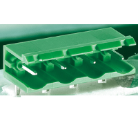 TLPH-500R-2P (2 Pole Right Angle PCB terminal block 7.62mm pitch 12A 300V - Hylec APL Electrical Components)