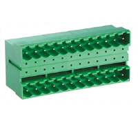 TLPHDC-300R-06P (6 Pole PCB mount - Male header Wave - through hole Horizontal 5.08mm pitch 12A 300V - Hylec APL Electrical Components)