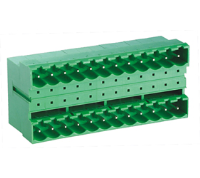 TLPHDC-300R-22P (22 Pole PCB mount - Male header Wave - through hole Horizontal 5.08mm pitch 12A 300V - Hylec APL Electrical Components)