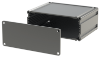 U1S-108x080 (U-Case 1 Extruded Aluminium Enclosures - Lincoln Binns) - Silver - 80mm x 108mm x 44.2mm - Aluminium