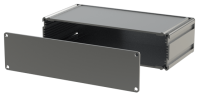 U1S-168x080 (U-Case 1 Extruded Aluminium Enclosures - Lincoln Binns) - Silver - 80mm x 168mm x 44.2mm - Aluminium