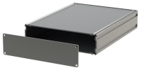 U1S-168x220 (U-Case 1 Extruded Aluminium Enclosures - Lincoln Binns) - Silver - 220mm x 168mm x 44.2mm - Aluminium