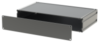 U1S-228x120 (U-Case 1 Extruded Aluminium Enclosures - Lincoln Binns) - Silver - 120mm x 228mm x 44.2mm - Aluminium