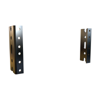 URR2U (URR Series Mounting Rack Rails - Hammond Manufacturing) - 2U 10-32 UNIVERSAL RACK RAIL