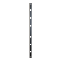 VCT78 (VCT Series Vertical Cable Tray - Hammond Manufacturing) - 45U VERT CABLE TRAY 78