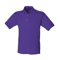 Classic Cotton Pique Polo with Stand-Up Collar