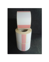 Thermal Scale Labels 58x81 White with RED BASE Per Roll 350