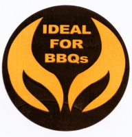 Ideal For BBQ Stickers Round Per Roll 500