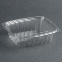 Hinged Lid Salad Containers Rectangular 500ml per 450