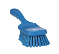 Scrubbing Brush With Upright Handle Blue
