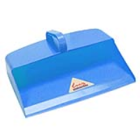 Dust Pan Plastic Enclosed Blue