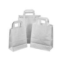 Paper Bags White SOS 200x330x254mm per 250