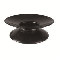 Black Melamine Pedestal Stand Plain 70mm