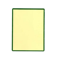 Thermal Scale Labels 58x76mm Cream with GREEN BORDER Per Roll 500