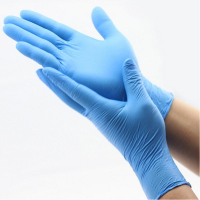 Blue Nitrile Medium Gloves Per Box 100