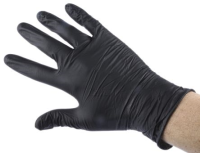 Black Nitrile Medium Gloves Per Box 100
