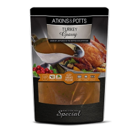 Atkins &amp; Potts Gourmet Turkey Gravy 6x400g - Available from September to December