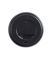 Coffee Cup Sip Lid Black for 8oz Cups Per 1000
