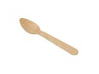Biodegradable Wooden Tea Spoon 110mm Per 100