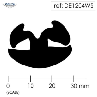 Rubber Window Seal Weatherstrip DE1204WS