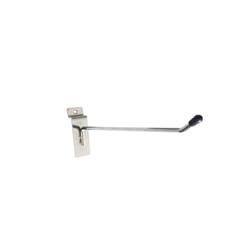 Single Prong Slatwall Hook - Chrome - 20cm