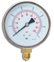 Weatherproof Bourdon Tube Gauge