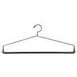 Chrome Blanket Clothes Hangers with Non-Slip Bar