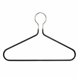 Chrome Captive Non Slip Clothes Hangers 43cm