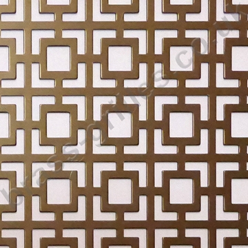 Maze Grille Perforated Bronze Aluminium